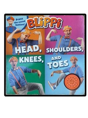 BUNDLE & SAVE🎉 Blippi Head & Shoulders, Knees & Toes Sound Board Book